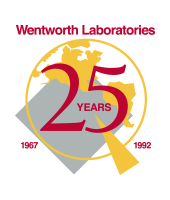 Wentworth Labs 25th Anniversary logo