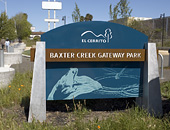 El Cerrito park sign
