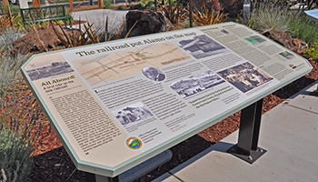 historical interpretive sign