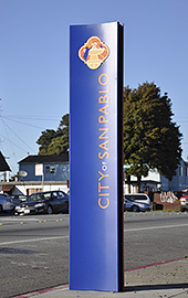 San Pablo gateway pylon